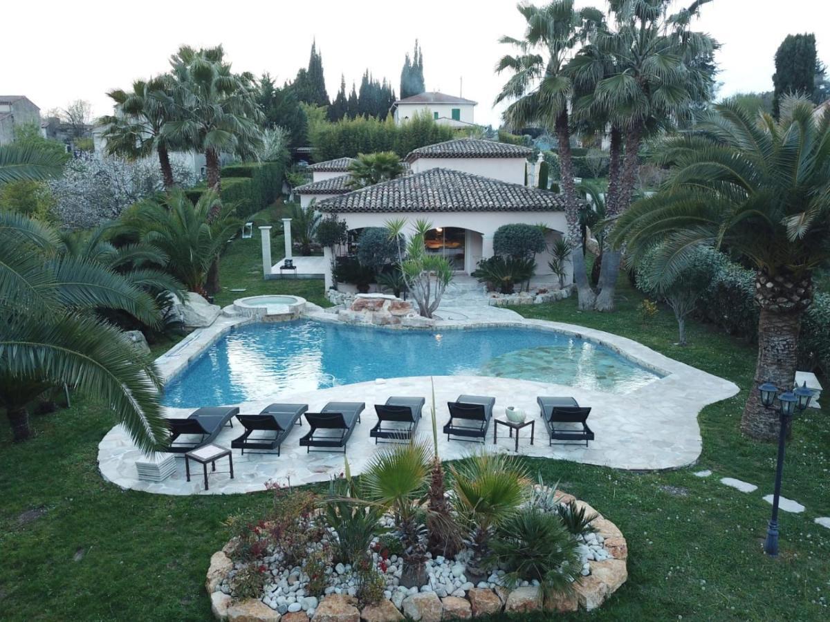 Luxueuse Villa Piscine Et Jacuzzi 생폴드방스 외부 사진